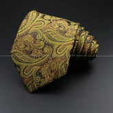 Gravata Paisley Ouro